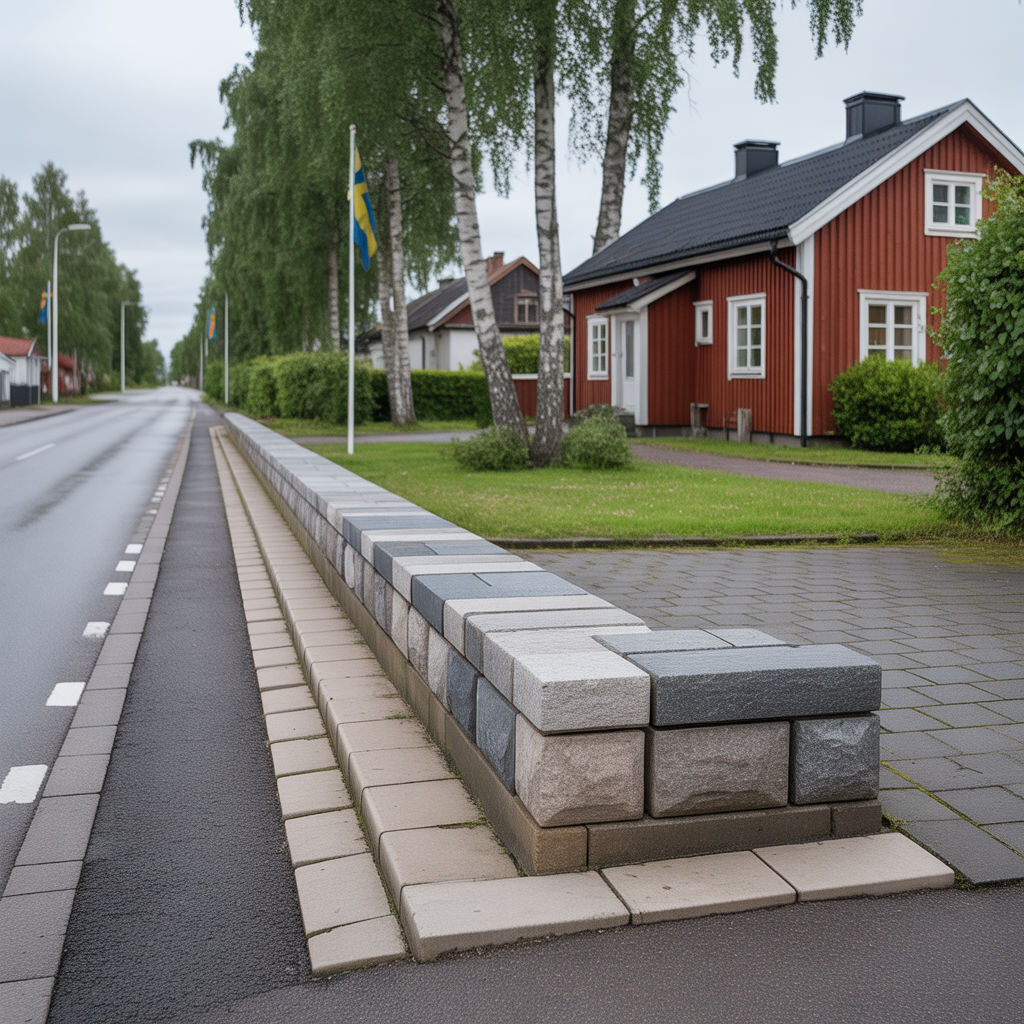 jamfor granit och betong som kantsten pris och livslangd