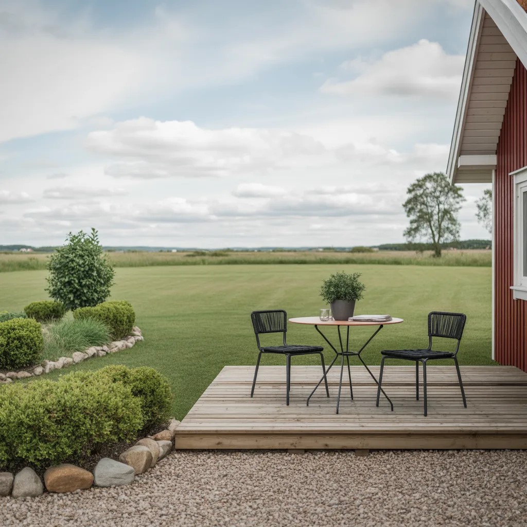 Stenlaggning pa uteplats